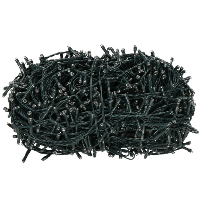 Ghirlanda luminoasa tip perdea Premium 300 LED-uri, 14,5m, 18Wati, interior/exterior, cu flash, alb rece [11]