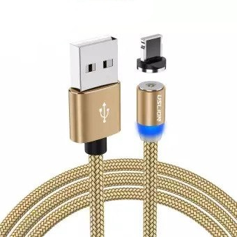 Cablu Textil USB Fast & Safe Charging 3.6A cu Mufa Magnetica 360° Cablu de date telefoane Cablu de incarcare telefon [1]