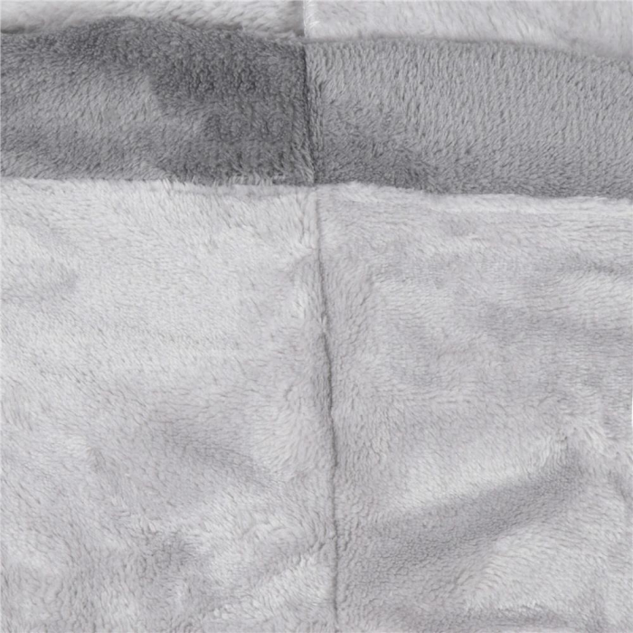 Halat de baie pentru barbati pana la genunchi, gluga mare, marimea M/L, gri [13]