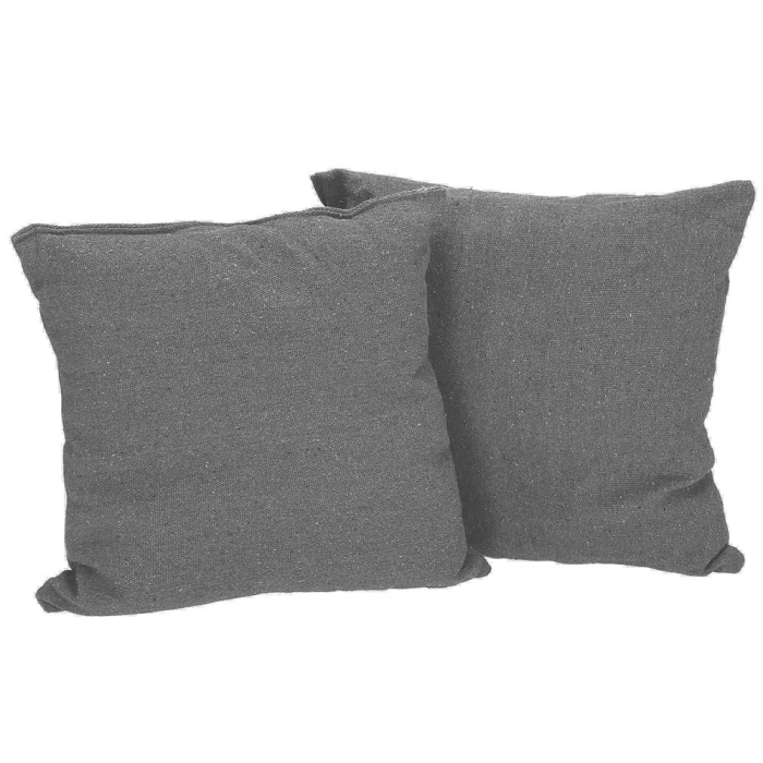 Hamac tip leagan suspendat pentru casa sau gradina, gri cu perne, 130x100cm, 150kg [17]