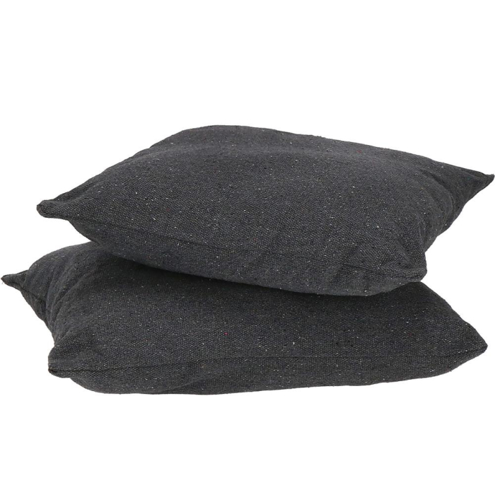 Hamac tip leagan suspendat pentru casa sau gradina, gri inchis cu perne, 130x100cm, 150kg [12]