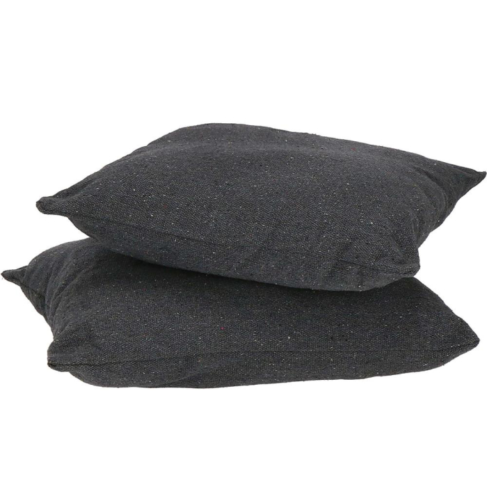 Hamac tip leagan suspendat pentru casa sau gradina HM45, gri inchis cu perne, 130x100cm, 150kg [10]