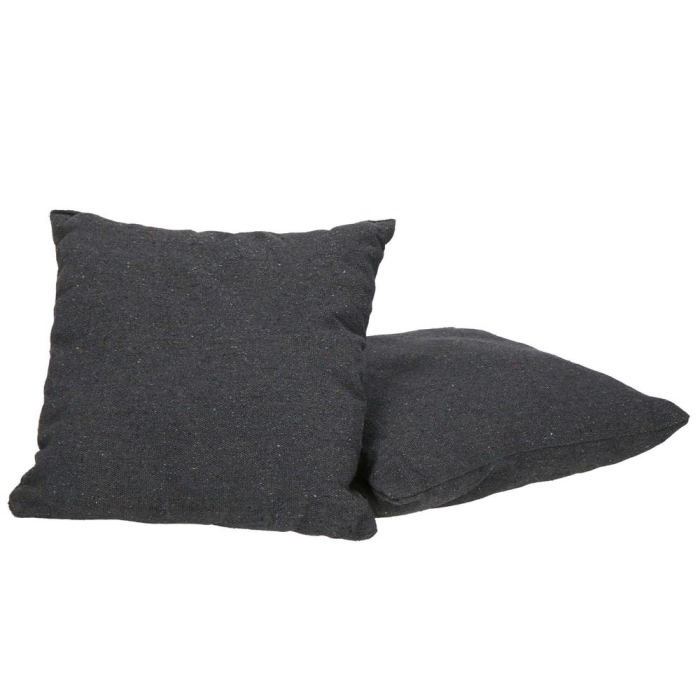 Hamac tip leagan suspendat pentru casa sau gradina HM45, gri inchis cu perne, 130x100cm, 150kg [11]