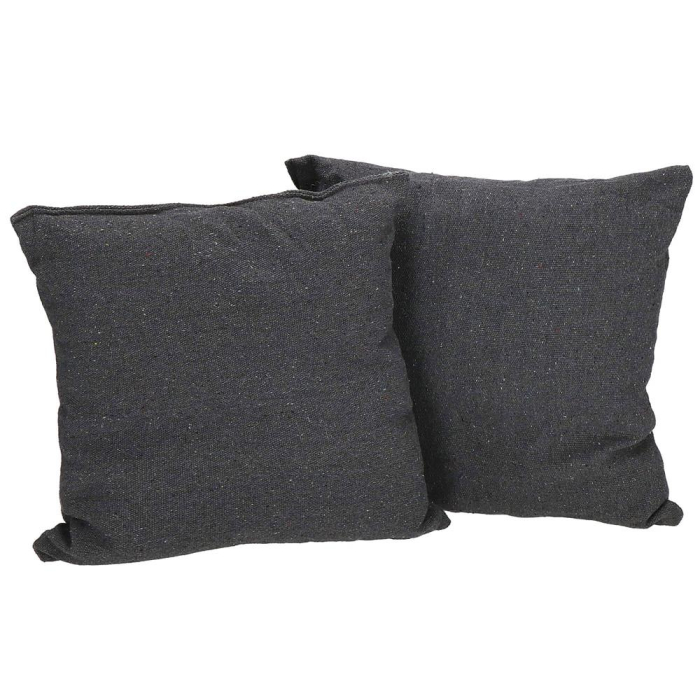 Hamac tip leagan suspendat pentru casa sau gradina HM45, gri inchis cu perne, 130x100cm, 150kg [12]