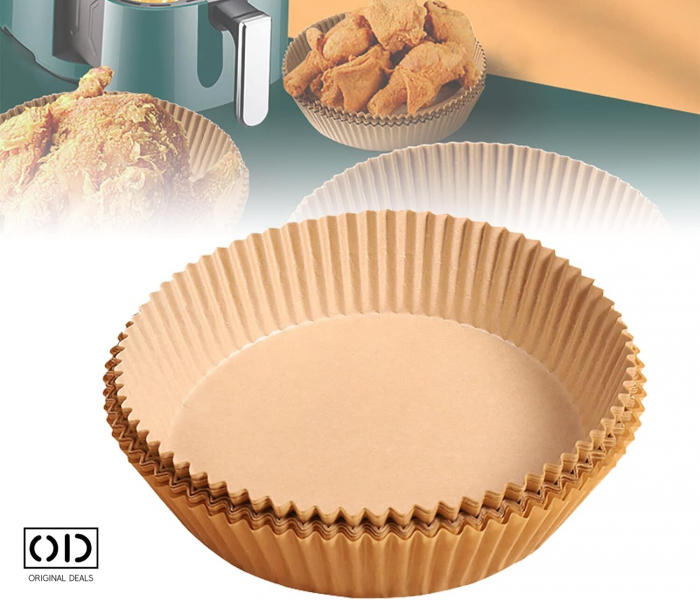 hartie de copt pentru air fryer Hartie de copt pentru friteoza hartie de copt in forma de farfurie hartie de copt rotunda hartie de unica folosinta pentru air fryer [3]