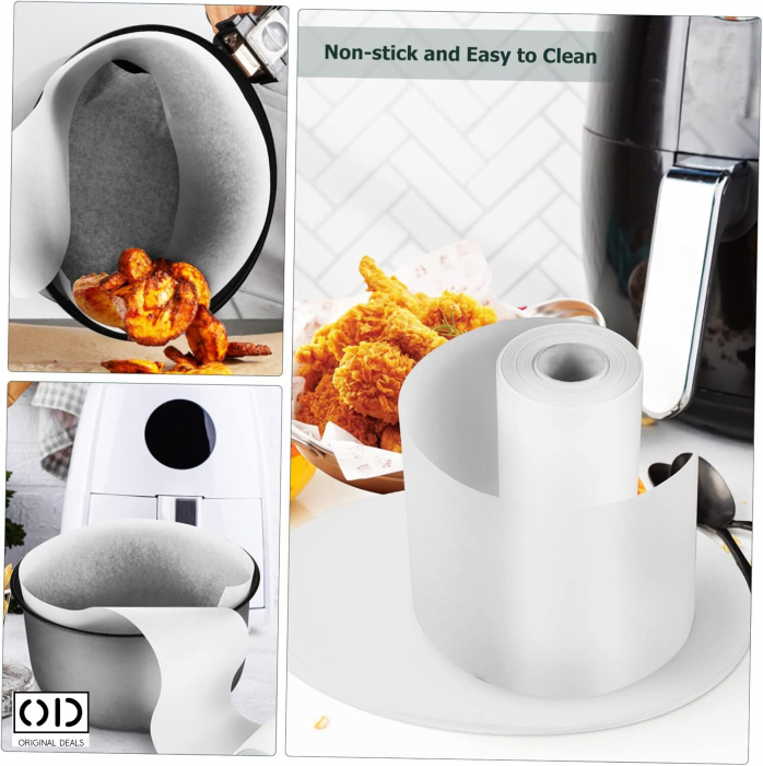 Hartie de copt Foaie de copt Hartie Tavi de copt Hartie pentru Air Fryer Hartie pentru Friteoza Hartie Air Fryer Hartie de copt [4]