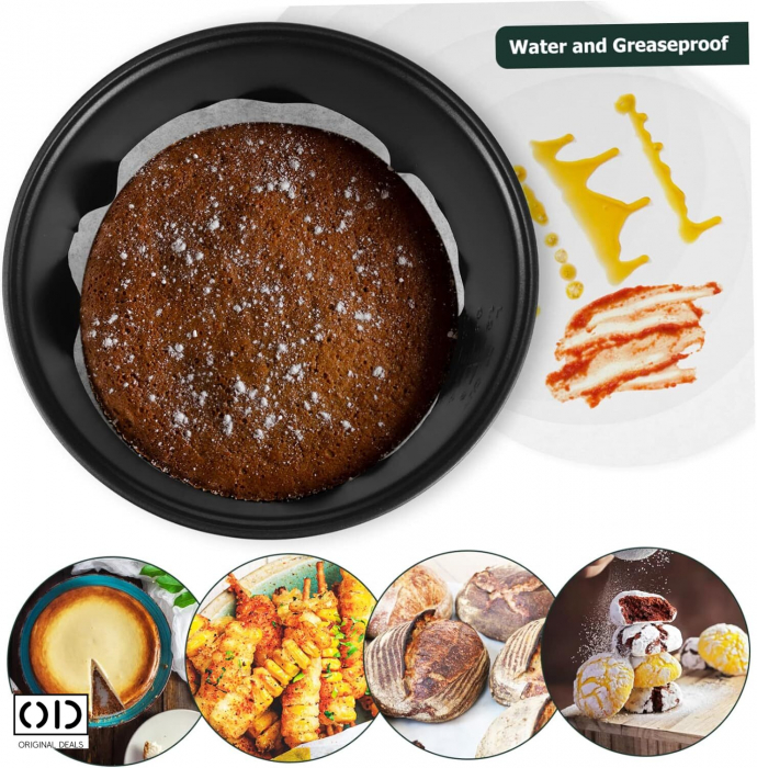Hartie de copt Foaie de copt Hartie Tavi de copt Hartie pentru Air Fryer Hartie pentru Friteoza Hartie Air Fryer Hartie de copt [12]