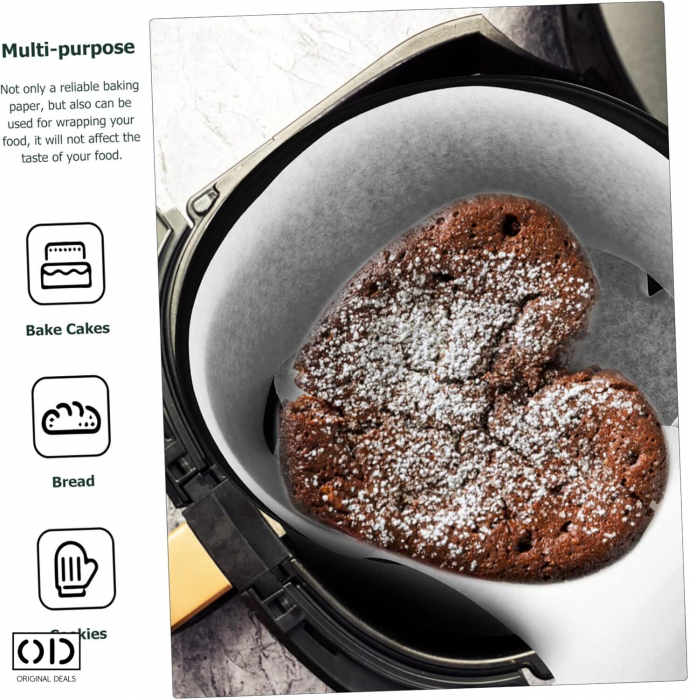 Hartie de copt Foaie de copt Hartie Tavi de copt Hartie pentru Air Fryer Hartie pentru Friteoza Hartie Air Fryer Hartie de copt [15]