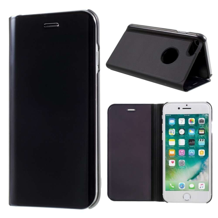 Husa Apple iPhone 11 Flip Cover Oglinda Negru [5]