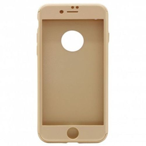Husa Apple iPhone 6/6S IPAKY Full Cover 360 Auriu + Folie Cadou [8]