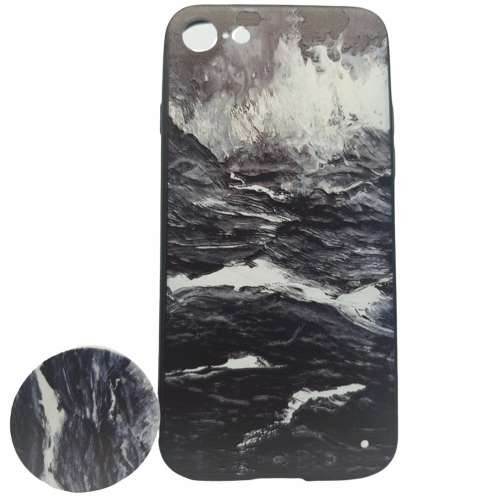 Husa Apple iPhone 6 Plus/6S Plus Multicolor Model Valuri + Suport inclus [2]