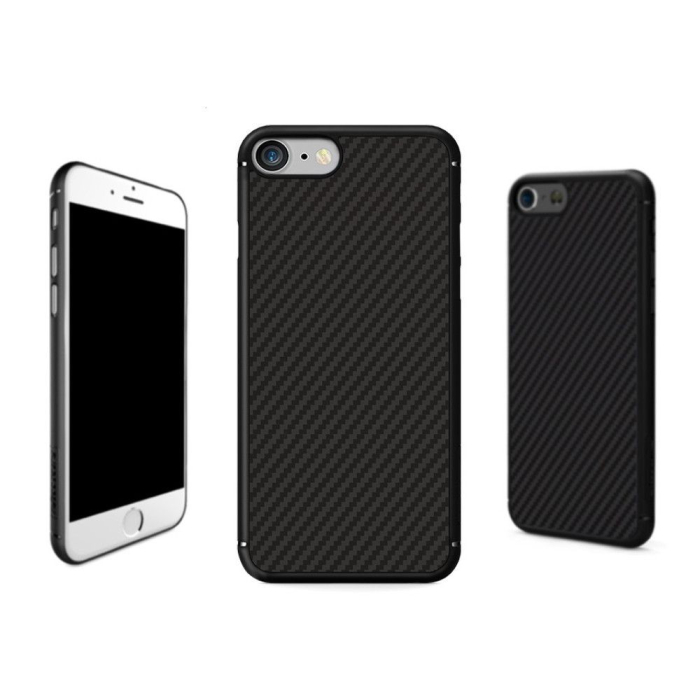 Husa Apple iPhone 7 Nillkin Synthetic Fiber Negru [3]
