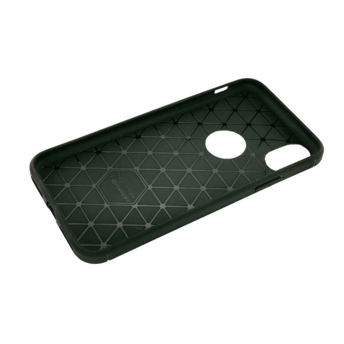 Husa Apple iPhone X Tpu, carbon, Negru [3]