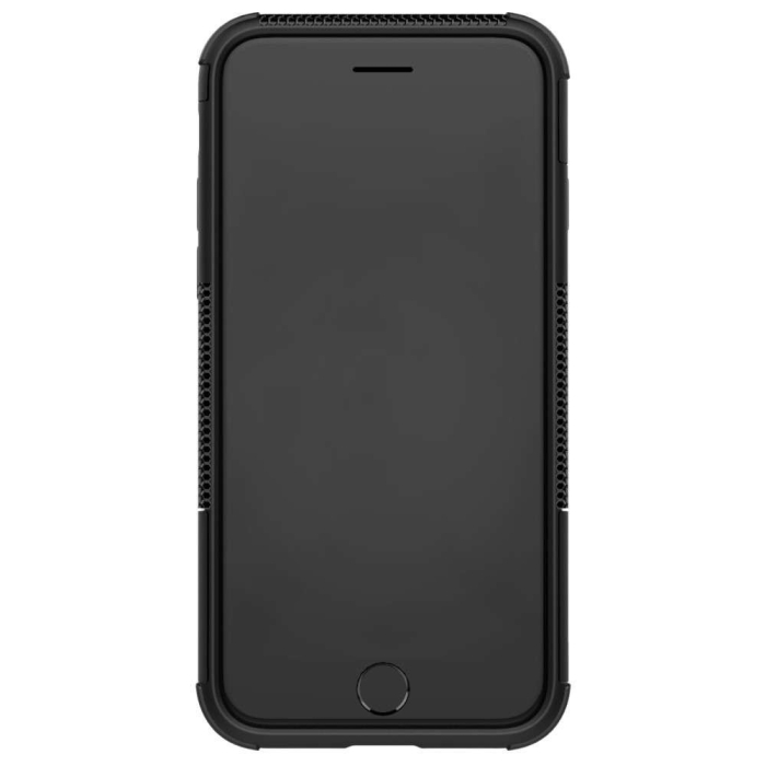 Husa compatibila cu Apple iPhone X Defender Model 3 cu Suport, Negru [4]