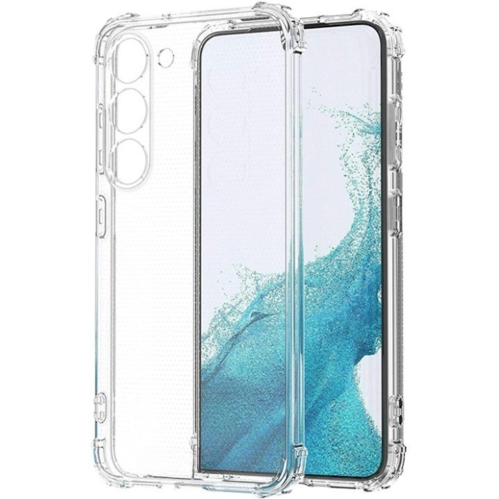 Husa de protectie , Airbag Shock Absorption, TPU, pentru Samsung Galaxy S23 , Transparent [7]