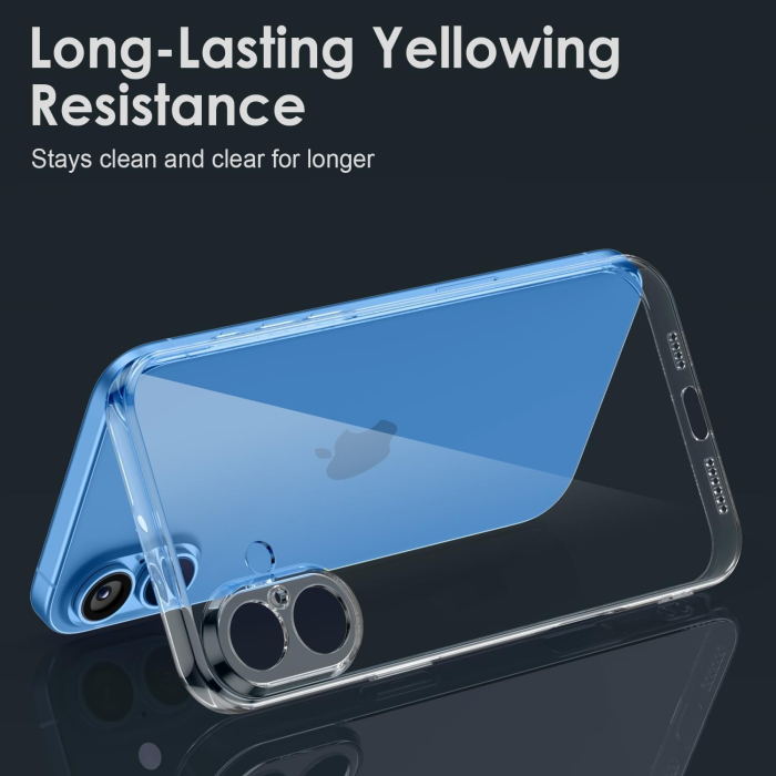 Husa de Protectie, Compatibila cu Apple iPhone 16 Plus, TPU, Antisoc, Rezistenta la Impact, Protectie Camera, Transparenta [5]