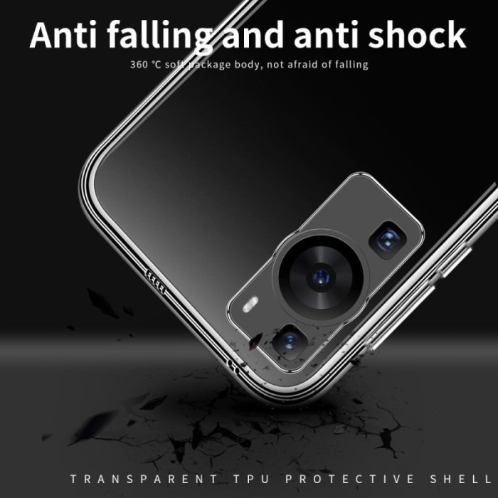 Husa de Protectie, , Compatibila cu Huawei P60 Pro, TPU, Transparent [4]