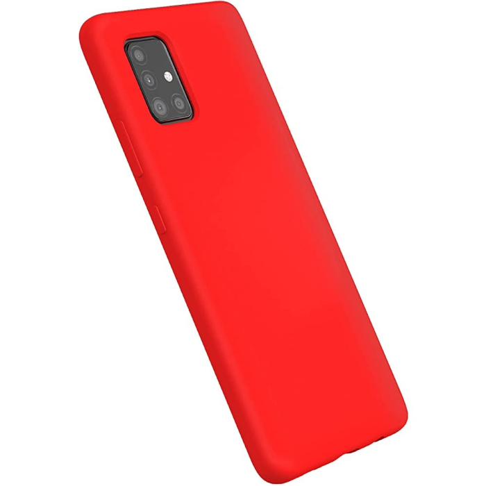 Husa de protectie compatibila cu Samsung Galaxy S21 5G Matte Tpu Rosu [6]