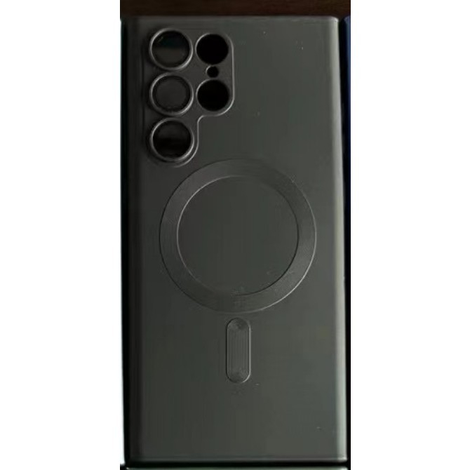 Husa de protectie , cu incarcare Wireless, Tehnologie Magsafe, pentru Samsung Galaxy S23 , Negru [2]