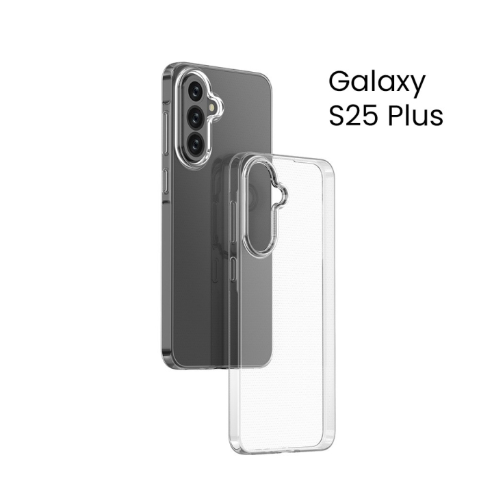 Husa de Protectie, , Husa de Protectie pentru Samsung Galaxy S25 Plus 5G, tip Carcasa, subtire din Silicon TPU Protect Plus, Transparenta [4]