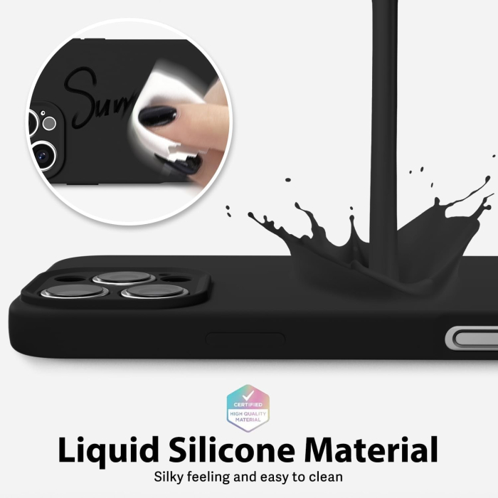 Husa de Protectie Matte TPU, , pentru Honor 90 Lite, Protectie Camera, Antisoc, Antizgariere, Antialunecare, Acoperire Completa, Negru [4]