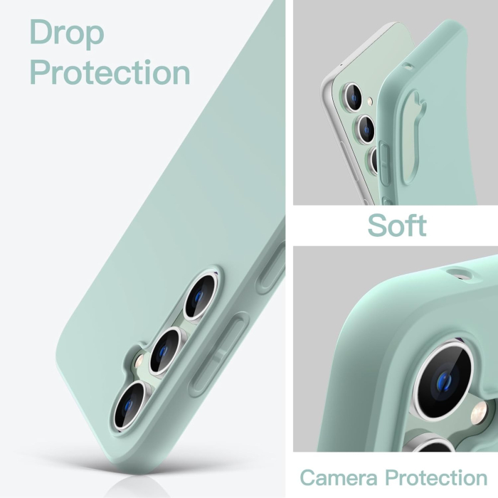 Husa de Protectie Matte TPU, , pentru Xiaomi Redmi Note 12 5G, Protectie Camera, Antisoc, Antizgariere, Antialunecare, Acoperire Completa, Verde [4]