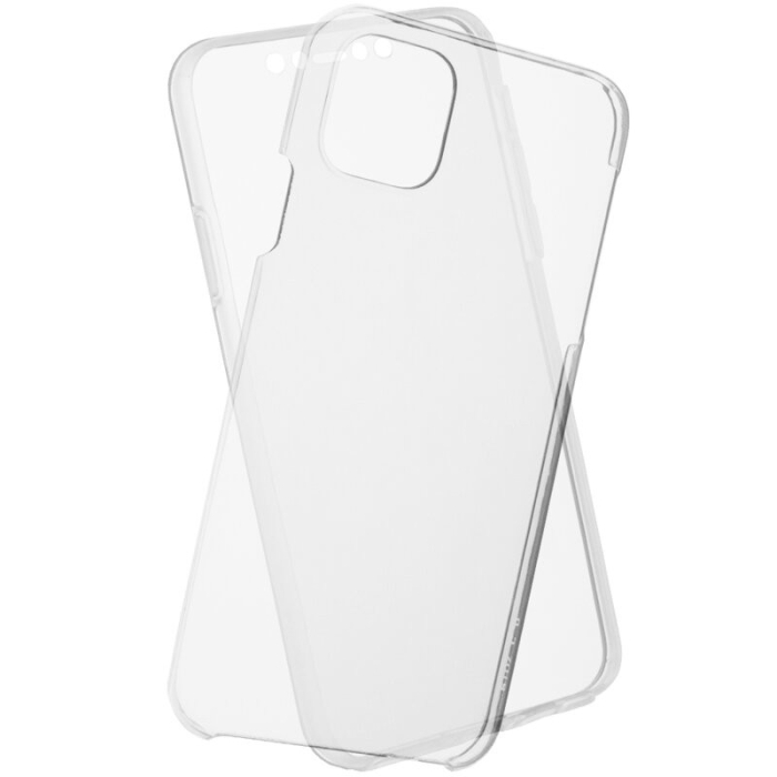 Husa de Protectie, , pentru Apple iPhone 11, Acoperire Completa 360, Silicon, Transparenta [4]