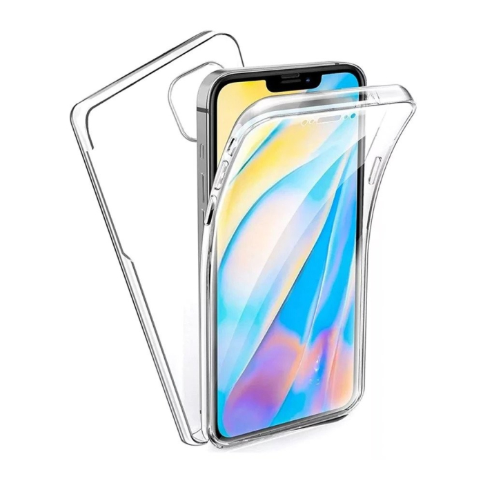 Husa de Protectie, , pentru Apple iPhone 11, Acoperire Completa 360, Silicon, Transparenta [5]