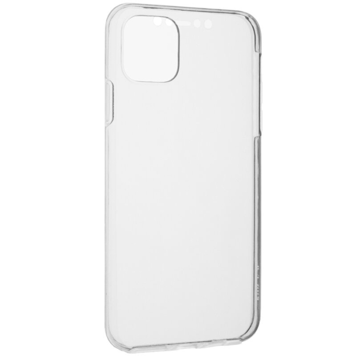 Husa de Protectie, , pentru Apple iPhone 11, Acoperire Completa 360, Silicon, Transparenta [3]