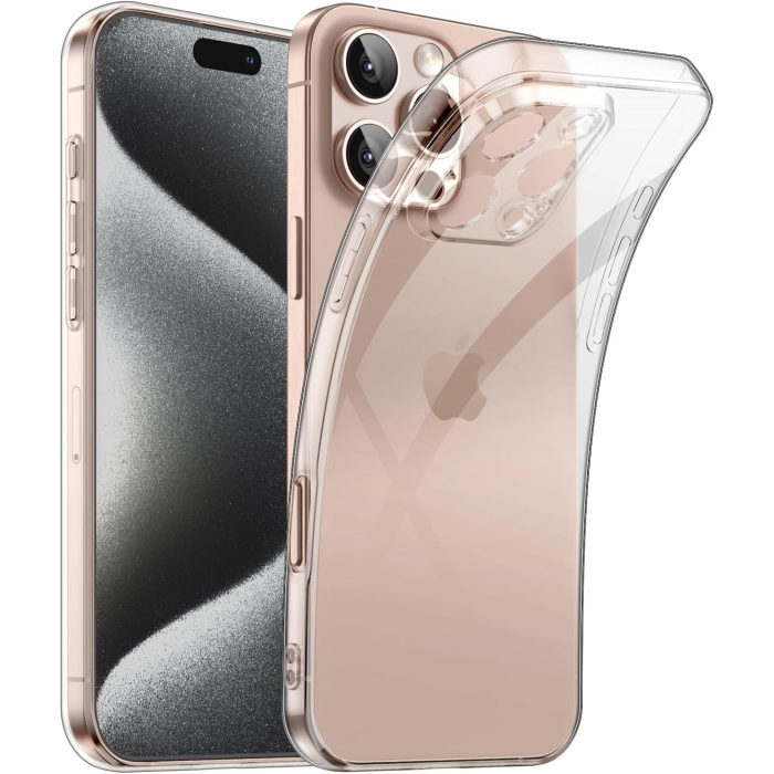 Husa de Protectie, , pentru Apple iPhone 16 Pro Max, TPU, Antisoc, Rezistenta la Impact, Protectie Camera, Transparenta [3]