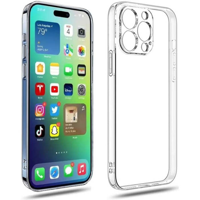 Husa de Protectie, , pentru Apple iPhone 16 Pro Max, TPU, Antisoc, Rezistenta la Impact, Protectie Camera, Transparenta [8]