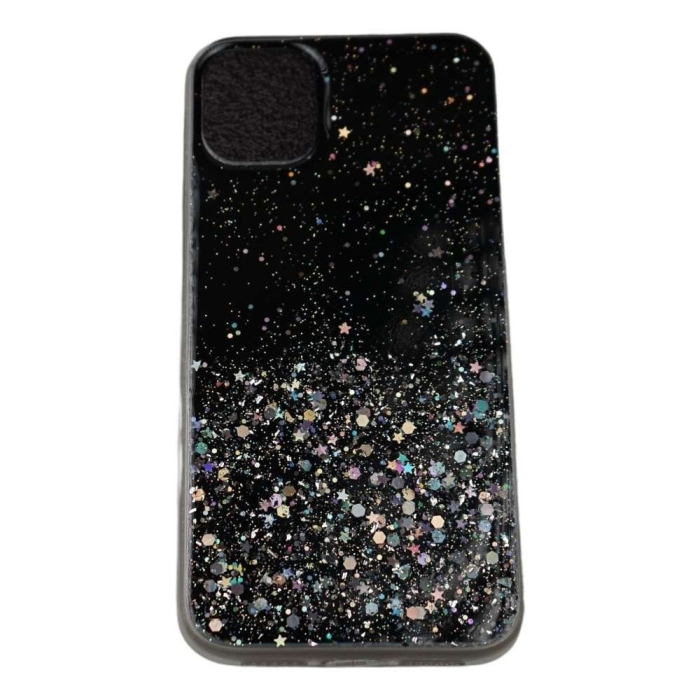 Husa de protectie pentru Apple iPhone X/XS Luxury Glitter Stelute Negru [3]