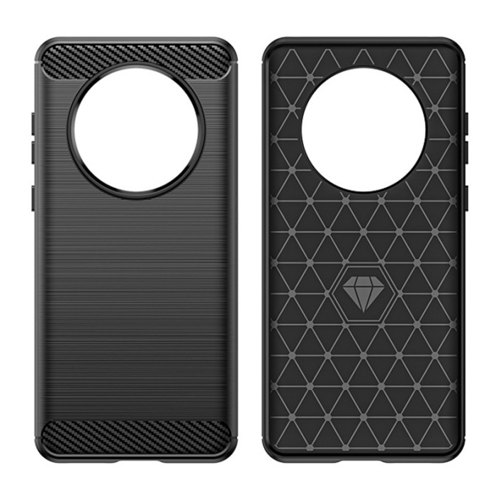 Husa de Protectie pentru Huawei Mate 50 Pro, , Protectie 360, din TPU cu element de Carbon, Anti Alunecare, 1.8 mm, Negru [4]