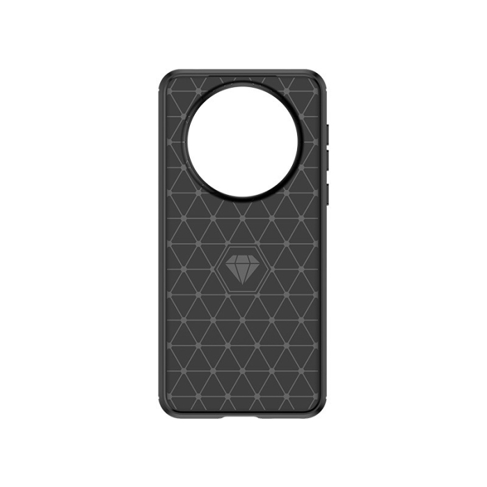 Husa de Protectie pentru Huawei Mate 60 Pro, , Protectie 360, din TPU cu element de Carbon, Anti Alunecare, 1.8 mm, Negru [3]