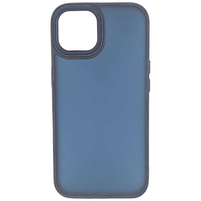 Husa de Protectie, , pentru iPhone 15, Satin Matte, din PC, Albastru [2]