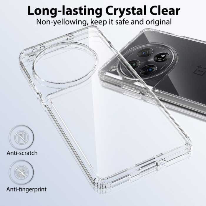 Husa de Protectie, , pentru OnePlus 12, TPU Protect Plus, cu Dust Plug, Transparent Descriere: [2]