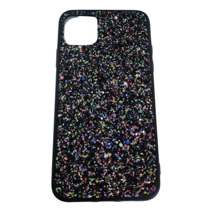 Husa de protectie pentru pentru Apple iPhone 11 Pro Max Sparkling Glitter TPU Negru [2]
