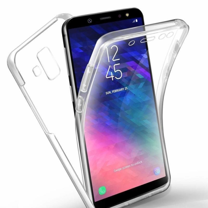 Husa de protectie ® pentru Samsung Galaxy A8 2018 Full Tpu 360 V2 Transparent [9]