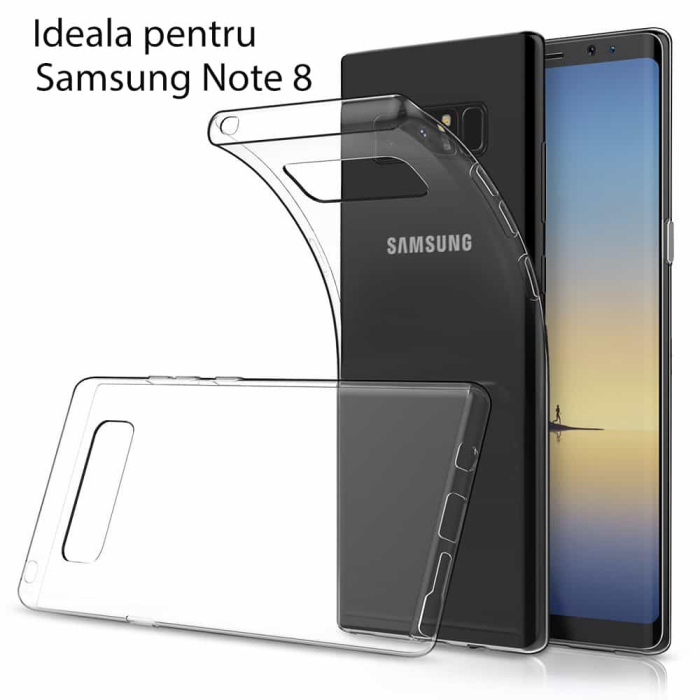 Husa de protectie pentru Samsung Galaxy Note 8 G-CASE Transparent [5]