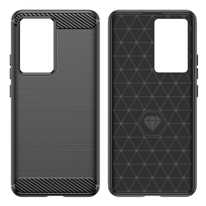 Husa de Protectie pentru Xiaomi Redmi 12, , Protectie 360, din TPU cu element de Carbon, Anti Alunecare, 1.8 mm, Negru [5]