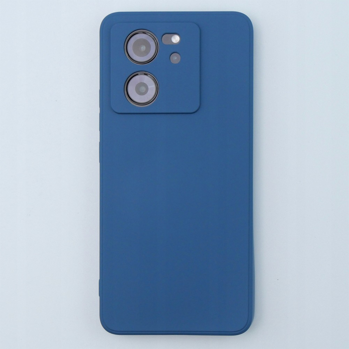 Husa de Protectie, , pentru Xiaomi Redmi 13T, Liquid Silicone, cu Microfibra pe Interior, Protectie Antisoc, Compatibil Incarcare Wireless, Albastru [4]