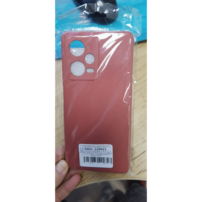 Husa de Protectie, , pentru Xiaomi Redmi Note 12 Pro 5G, Liquid Silicone, cu Microfibra pe Interior, Protectie Antisoc, Compatibil Incarcare Wireless, Rosu Camellia [8]