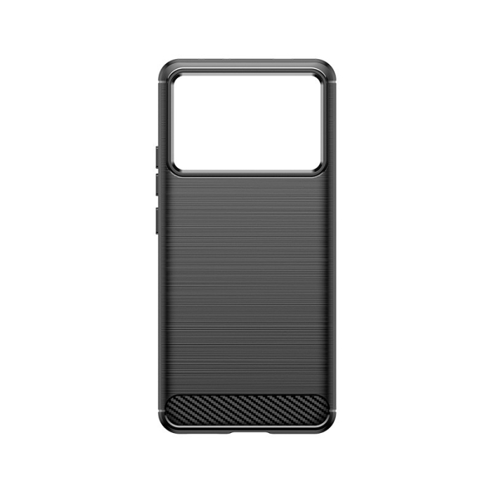 Husa de Protectie pentru Xiaomi Redmi Note 13C 5G, , Protectie 360, din TPU cu element de Carbon, Anti Alunecare, 1.8 mm, Negru [3]