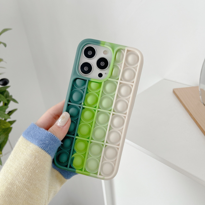 Husa de protectie Pop It compatibila cu Apple iPhone 13,Model 3,Multicolor [2]