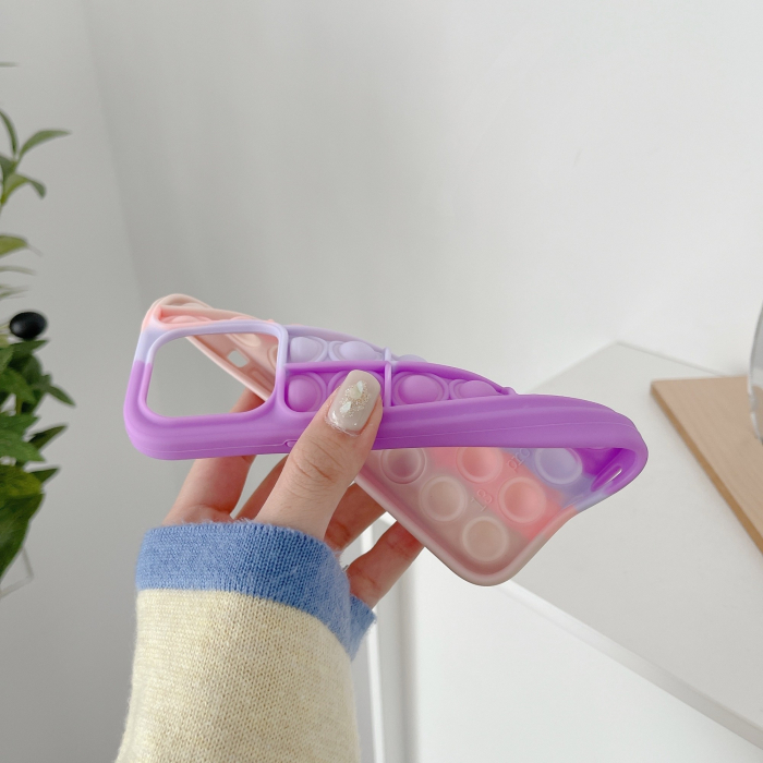 Husa de protectie Pop It compatibila cu Apple iPhone 13 Pro Max,Model 2,Multicolor [3]