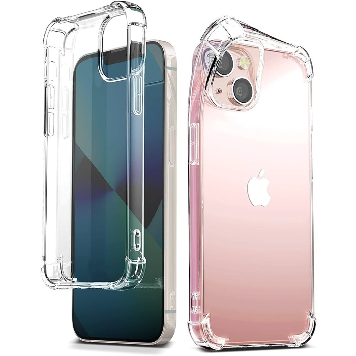 Husa de protectie , TPU, pentru Apple iPhone 15 Plus , Antisoc, Protectie colturi, Rezistenta la impact, Transparenta [7]
