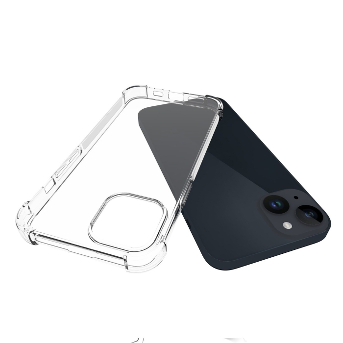 Husa de protectie , TPU, pentru Apple iPhone 15 Pro, Antisoc, Protectie colturi, Rezistenta la impact, 1.5 mm, Transparenta [3]