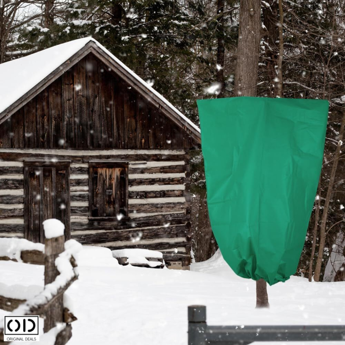 Husa Anti-Inghet pentru Pomi si Plante Exterior Impermeabila cu Fermoar si Snur Protectie Iarna [8]