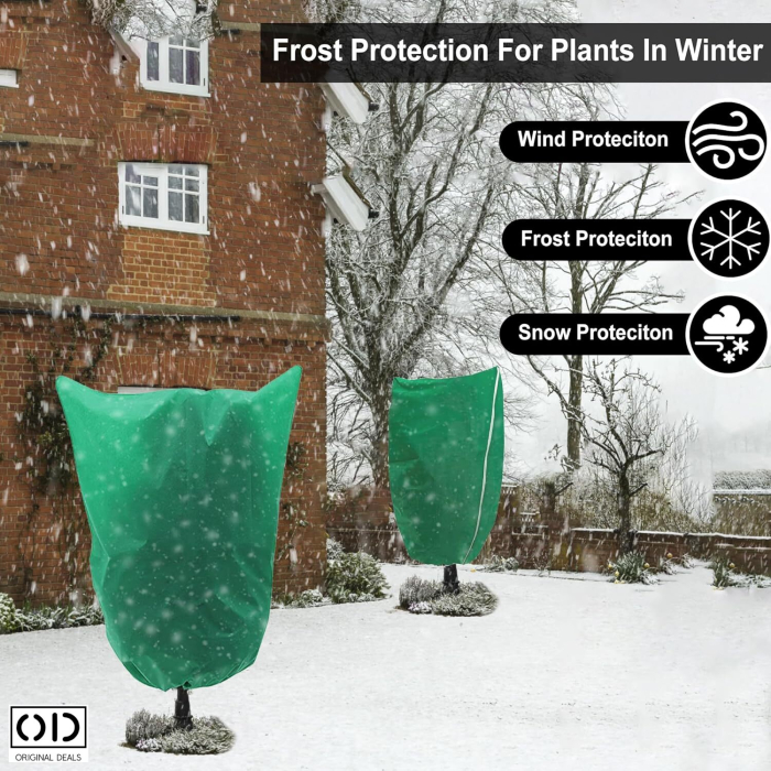 Husa Anti-Inghet pentru Pomi si Plante Exterior Impermeabila cu Fermoar si Snur Protectie Iarna [9]