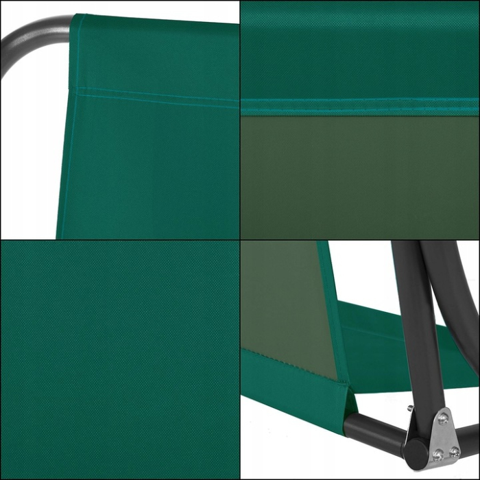 Husa din panza pentru leagan de gradina, sezut si spatar, 110x90cm, verde [4]